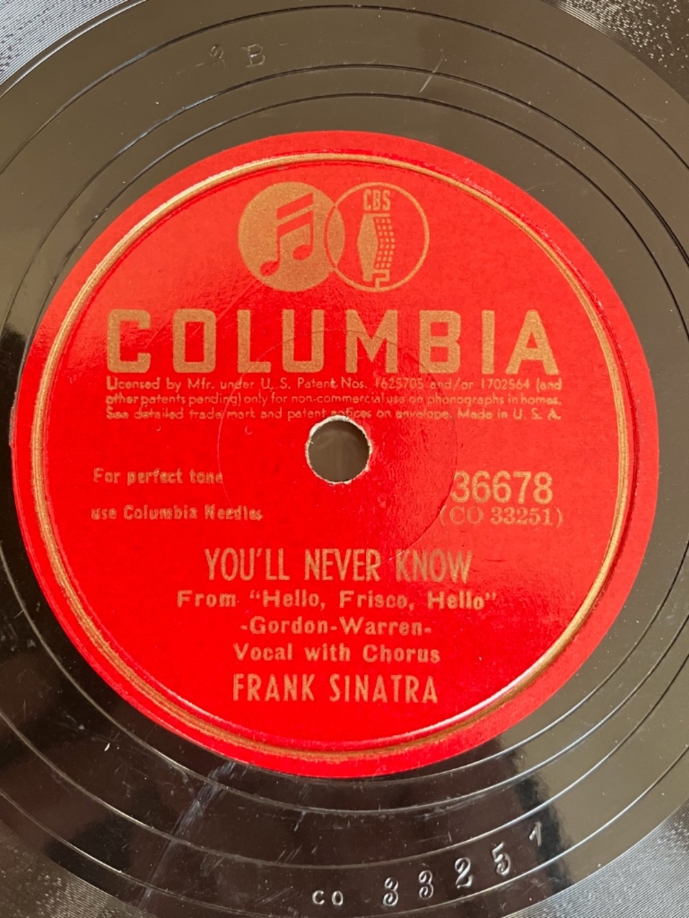 Vintage Frank Sinatra Album Colombia 78s w/ Bonus Disc - Picture 16 of 16